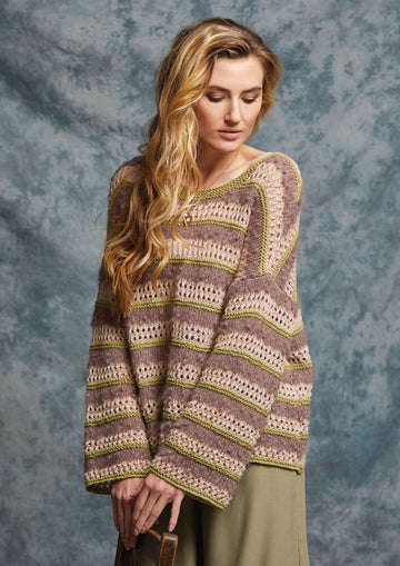 Taro Sweater in Rowan Creative Linen, Fine Lace & Kidsilk Haze - ZB298-00004-DE - Downloadable PDF
