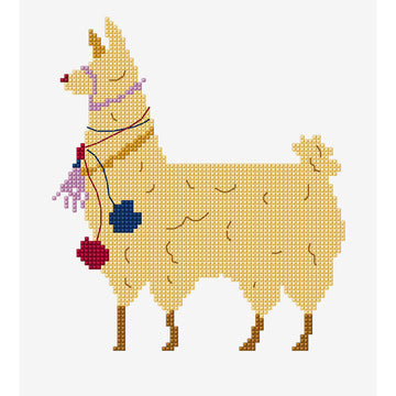 Llama in DMC - PAT0776 - Downloadable PDF