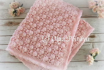Pink Marshmallows Baby Blanket