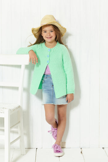 Cardigan & Sweater in King Cole Paradise Beach DK - 5612 - Leaflet