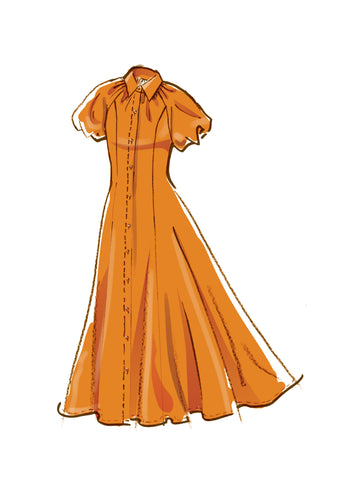 McCall's Misses' Shirtdress M8384 - Sewing Pattern