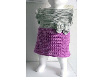 Crochet pattern for an adorable baby dress