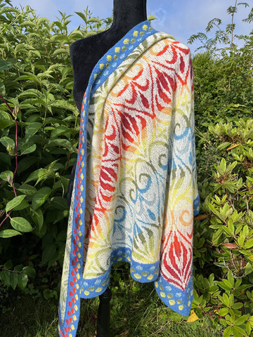 Lovely Cattail Shawl