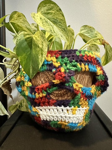 Skull Planter Cover