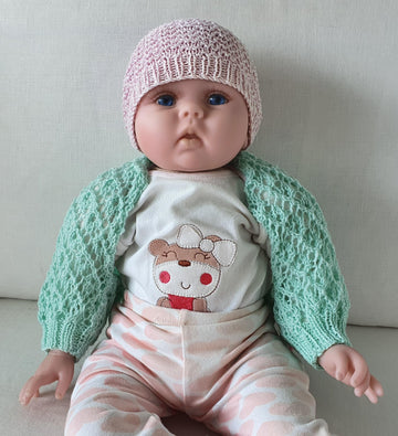 Josie - Baby’s 4ply lace shrug