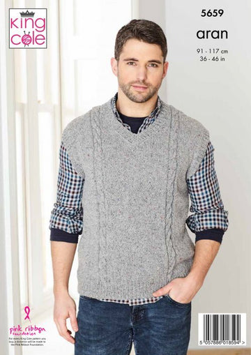 Sweaters in King Cole Forest Aran - 5659 - Leaflet
