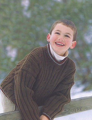 Ribs & Cables in Patons Classic Wool Worsted