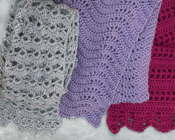 Three Lace Scarves