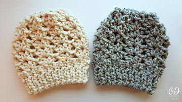 Ponytail or Knot Hat - A Messy Bun Hat!