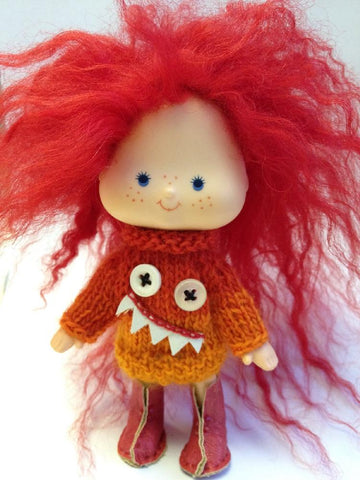 Mini Monster sweater for Strawberry Shortcake doll
