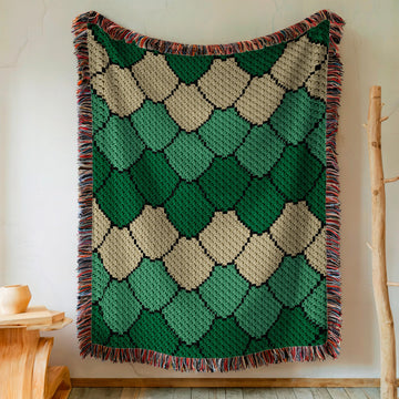 Snake Blanket C2C Crochet Pattern