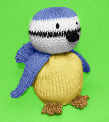 Blue Tit bird choc orange cover / toy