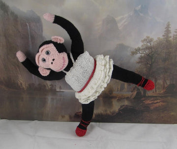 Prima Primate Ballerina Toy Monkey