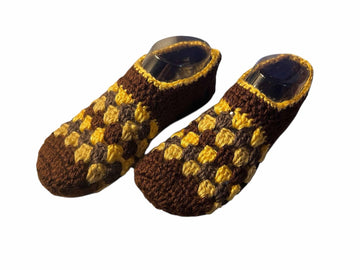 Granny Stitch Slippers Easy Crochet Pattern