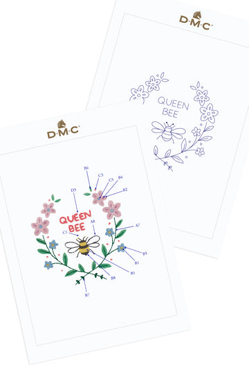 Queen Bee in DMC - PAT0447 - Downloadable PDF