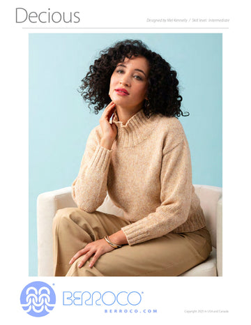 Decious Jumper in Berroco Aurelia - Downloadable PDF