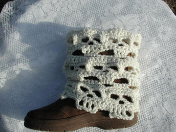 Creepy Skull Chunky Boot Cover