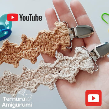 Häkelanleitung für Schnullerhalter