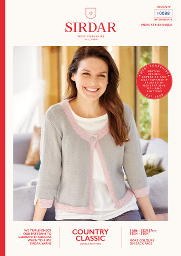 Jacket in Sirdar Country Classic DK - 10088 - Leaflet