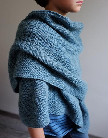 Fichu bleu