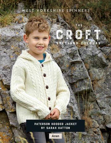 Paterson Hooded Jacket in West Yorkshire Spinners The Croft Shetland Colours - DBP0077 - Downloadable PDF