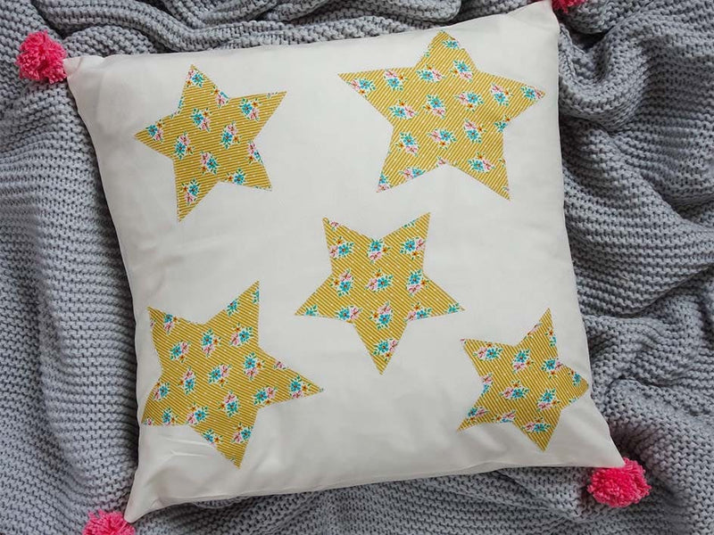 How to make a super star appliqué cushion