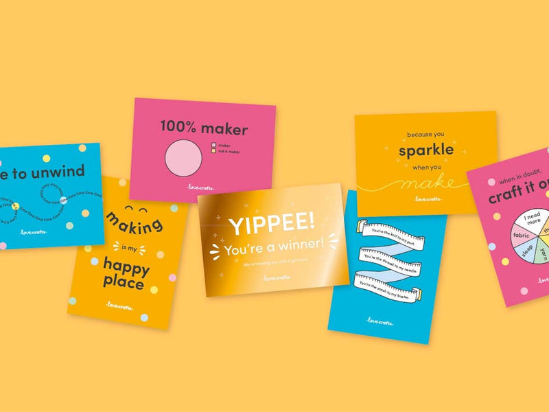 FREE special edition postcards to make you smile + 5 Golden Tickets to be won!