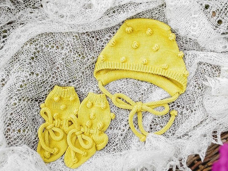 How to knit popcorn stitch