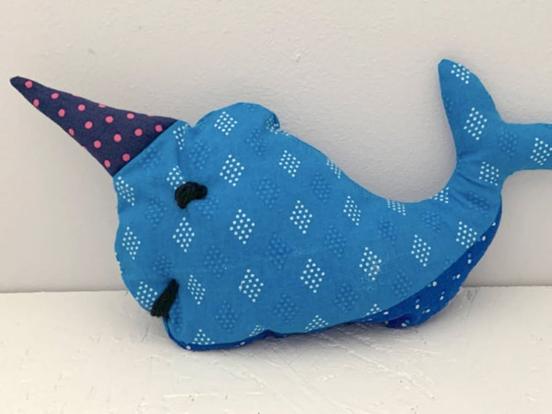 How to sew a mini narwhal