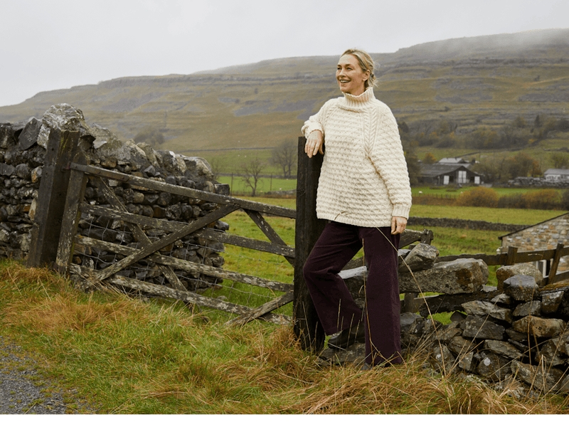 Debbie Bliss shares the story behind her new yarn, British Wool Aran + free hat pattern!