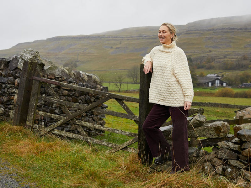 Debbie Bliss shares the story behind her new yarn, British Wool Aran + free hat pattern!