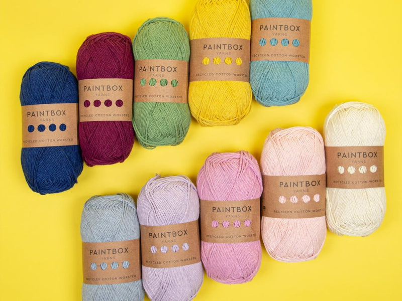 Cool. Kind. And eco-friendly. Paintbox Yarns Recycled Cotton has arrived!