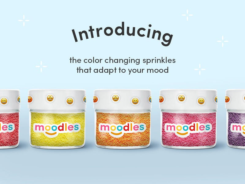 Introducing Moodles: the color changing sprinkles that adapt to your mood 