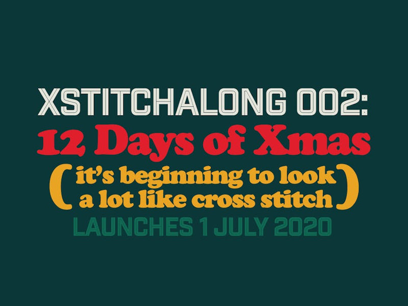 Join the fun with the 12 Days of Christmas Mystery Stitchalong with Mr XStitch!