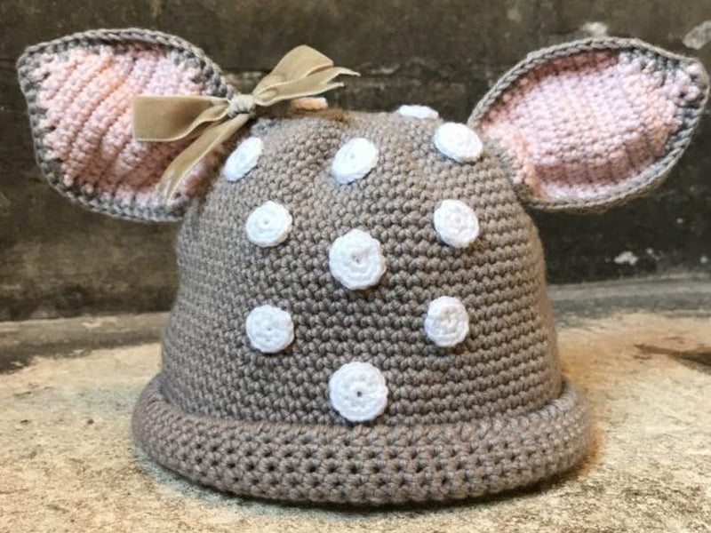 Oh Deer! Crochet a baby deer hat