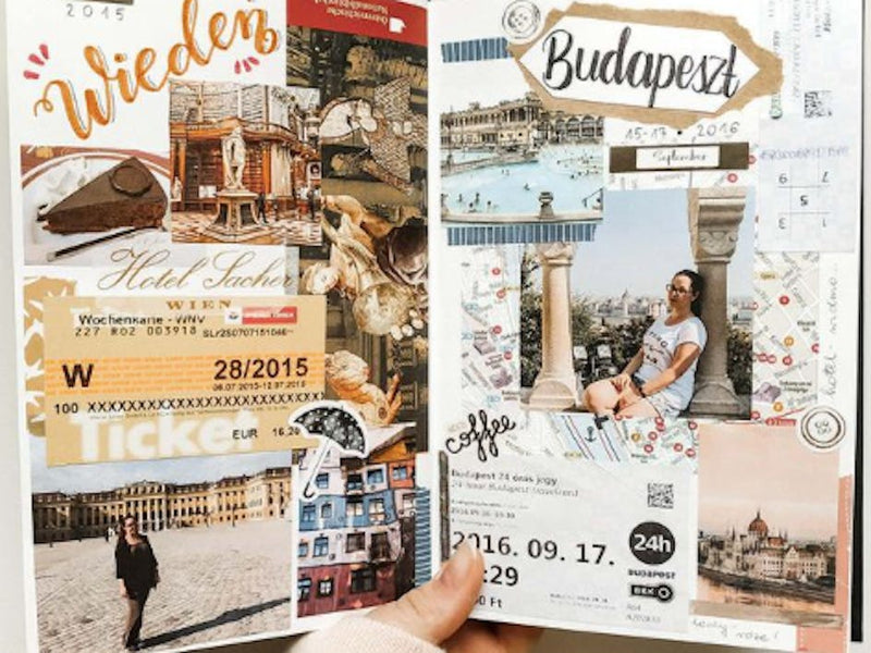 Be inspired by these 15 travel scrapbook ideas