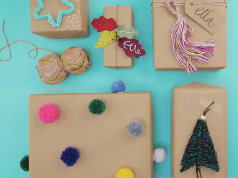 Perfect DIY wrapping and holiday gift tag ideas!