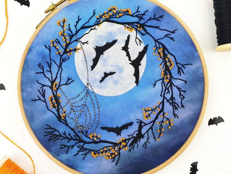 6 Halloween embroidery patterns for the spooky season