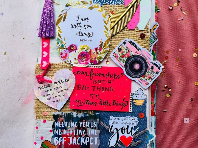 Best friend scrapbook ideas!
