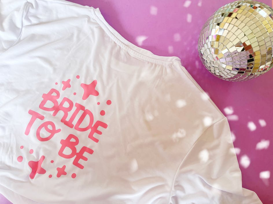 Make your own tees for a bachelorette with Cricut Easy Press