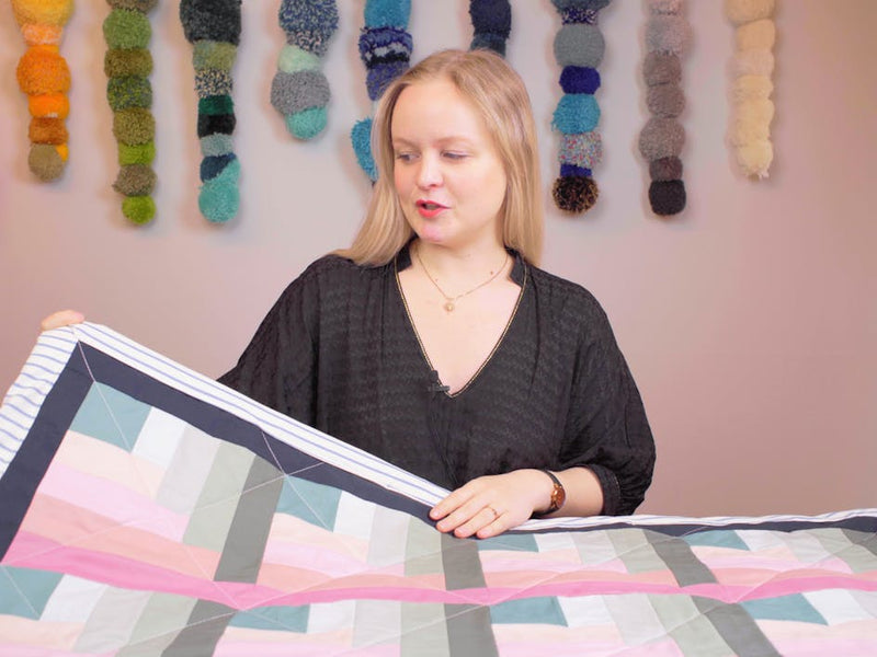 How to bind a quilt: easy cheat method!