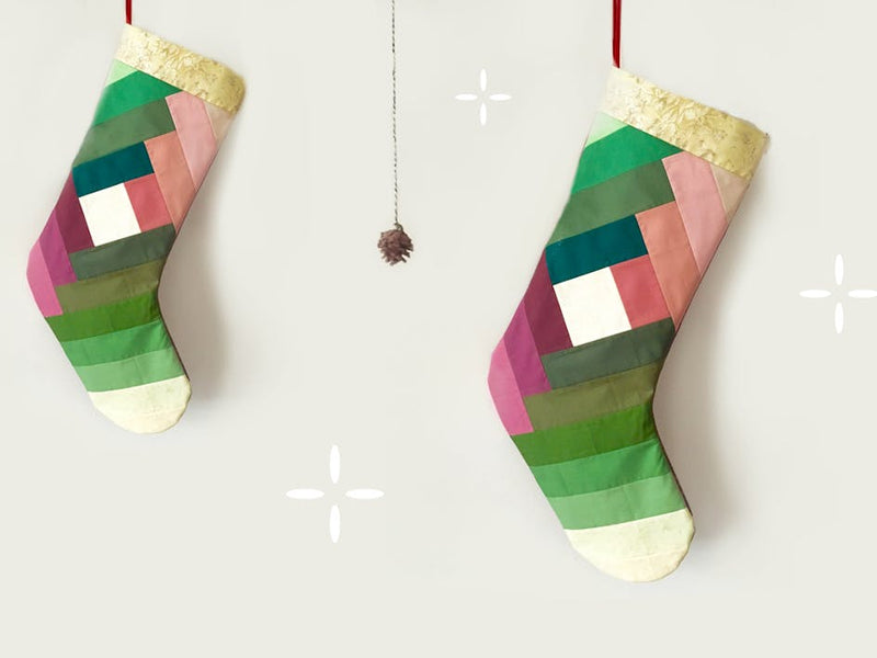 How to quilt a Christmas stocking!