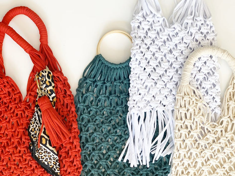 Make your own macrame market bag