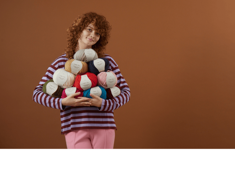 Don’t walk, run! Debbie Bliss introduces new yarn, Super Chunky Merino + a free scarf pattern just for you!