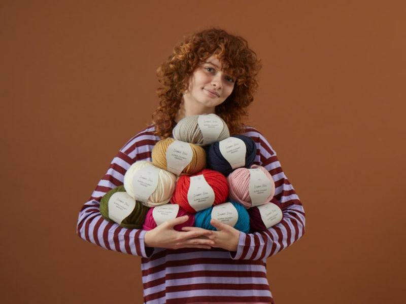 Don’t walk, run! Debbie Bliss introduces new yarn, Super Chunky Merino + a free scarf pattern just for you!