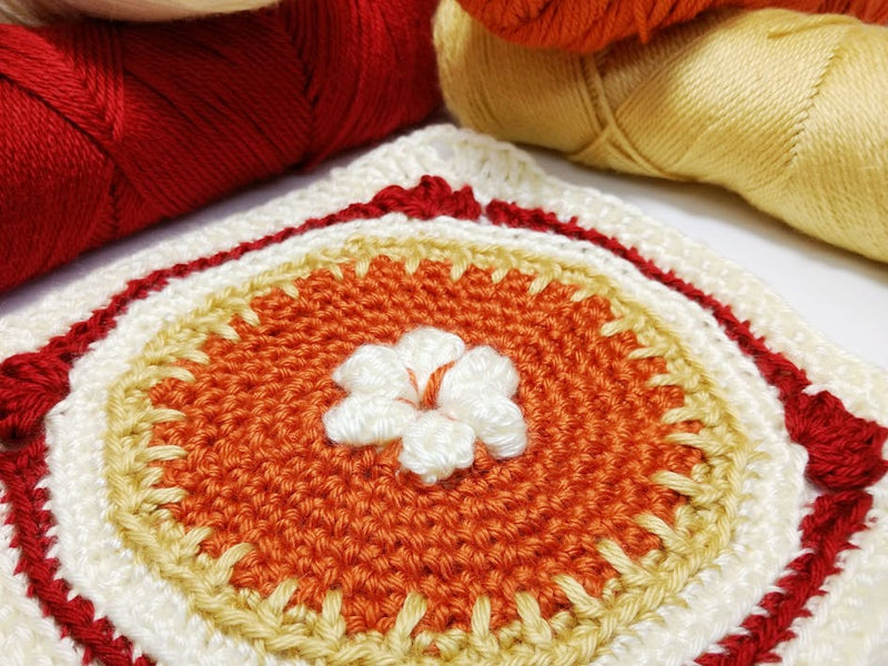 Granny square pumpkin pie tutorial