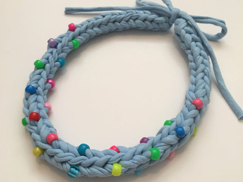 Crochet i-cord necklace tutorial!