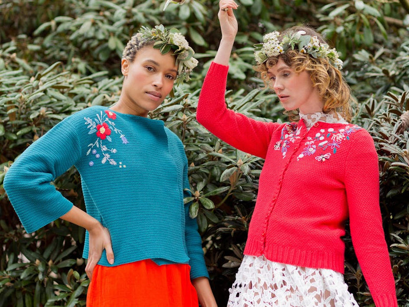 Floral knits to upgrade your spring/summer makes