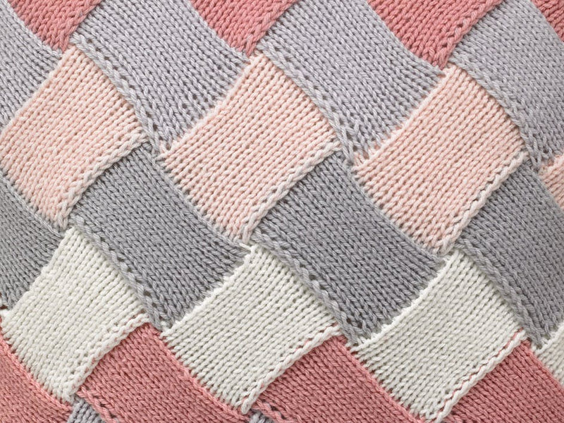 How to knit entrelac