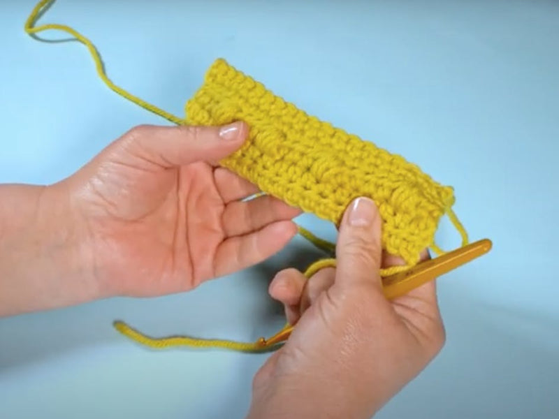 How to crochet the puff stitch